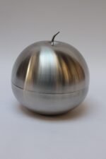 Vintage Italian Brushed Stainless Steel "Apple" Ice Bucket by Morinox - Image 6