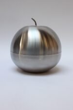 Vintage Italian Brushed Stainless Steel "Apple" Ice Bucket by Morinox - Image 3