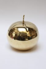 Italian Modernist Brass "Pumpkin" Ice Bucket - Image 3