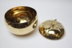 Italian Modernist Brass "Pumpkin" Ice Bucket - Image 4