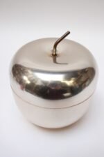 Italian Modernist Aluminum "Mela" Ice Bucket by Ettore Sottsass for Rinnovel - Image 2