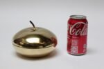 Mid-Century Italian Modern MPI Brass "Apple" Lidded Serving/Candy Dish - Image 9