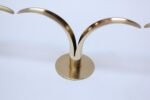 Set of Six Swedish Modern Brass 'Liljan' Candleholders by Ivar Ålenius Björk - Image 5