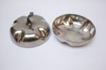 Mid-Century Italian Modern Silver-Plated "Squash" Lidded Serving / Candy Dish - Image 3
