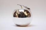 Mid-Century Italian Silver-Plated "Apple" Insulated Ice Bucket - Image 2