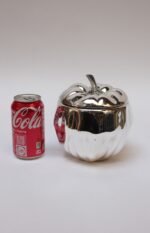 Vintage Italian Silver-Plated Insulated "Pumpkin" Ice Bucket by Teghini - Image 5