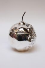 Italian Modernist Silver-Plated Insulated "Pomegranate" Ice Bucket by Teghini - Image 3