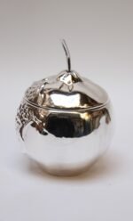 Italian Modernist Silver-Plated Insulated "Pomegranate" Ice Bucket by Teghini - Image 2