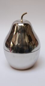 Mid-Century Modern Italian Stainless Steel "Pear" Ice Bucket - Image 2