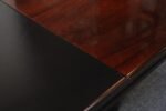 Large Italian Rosewood and Leather Conference Table/Desk By Hans Von Klier - Image 10