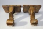 Pair of Neoclassical-Style Giltwood "Scroll" Shelf Brackets - Image 8