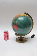 Mid-Twentieth Century Illuminated "Plasti-Lite" Globe by George F. Cram - Image 6