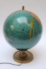Mid-Twentieth Century Illuminated "Plasti-Lite" Globe by George F. Cram - Image 4