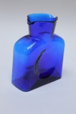 Vintage Blown Glass Cobalt Double Spout Pitcher by Blenko - Image 7