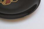 Mid-Century Black Resin Inlaid "Mushroom" Plate by Couroc - Image 7
