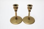 Vintage Jarvie-Style Brass Candlesticks - Image 3