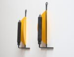 Scandinavian Modern Yellow Wall-Mounted Candle Sconces - Image 3