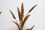Pair of Vintage Italian Gilt Tole Florentine "Sheaf of Wheat" Sconces - Image 5