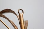 Pair of Vintage Italian Gilt Tole Florentine "Sheaf of Wheat" Sconces - Image 12