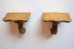 Pair of Neoclassical-Style Giltwood "Scroll" Shelf Brackets - Image 2