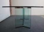 Vintage Plate Glass and Chrome Dining Table Model 6060 by Leon Rosen for Pace - Image 7