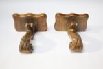 Pair of Neoclassical-Style Giltwood "Scroll" Shelf Brackets - Image 4