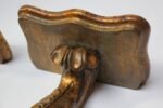 Pair of Neoclassical-Style Giltwood "Scroll" Shelf Brackets - Image 13