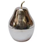 Mid-Century Modern Italian Stainless Steel "Pear" Ice Bucket