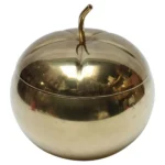 Mid-Century Italian Modern Brass "Pumpkin" Ice Bucket