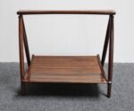 Vintage Yugoslavian Nasco Stained Beechwood Collapsible Magazine Rack - Image 5