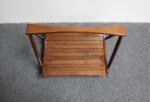 Vintage Yugoslavian Nasco Stained Beechwood Collapsible Magazine Rack - Image 8