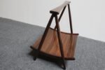 Vintage Yugoslavian Nasco Stained Beechwood Collapsible Magazine Rack - Image 2