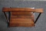 Vintage Yugoslavian Nasco Stained Beechwood Collapsible Magazine Rack - Image 6