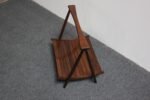 Vintage Yugoslavian Nasco Stained Beechwood Collapsible Magazine Rack - Image 3