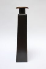 Large Mid-20th Century, American Modern Studio Stoneware Bottle by Kay Finch - Image 3