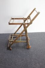 Early Oak Folding Grocery / Shopping Cart - Image 4