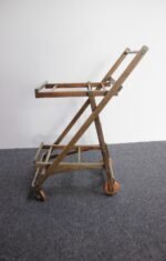 Early Oak Folding Grocery / Shopping Cart - Image 5