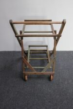 Early Oak Folding Grocery / Shopping Cart - Image 6