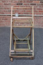 Early Oak Folding Grocery / Shopping Cart - Image 2
