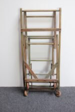 Early Oak Folding Grocery / Shopping Cart - Image 8