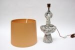 Sculptural French Fat Lava Ceramic Table Lamp by Louis Giraud, Vallauris France - Image 3