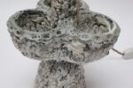 Sculptural French Fat Lava Ceramic Table Lamp by Louis Giraud, Vallauris France - Image 11