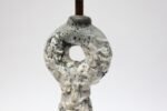 Sculptural French Fat Lava Ceramic Table Lamp by Louis Giraud, Vallauris France - Image 15