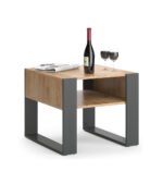 Pair of Petite Sculptural Danish Teak Tables Lamps with Shades - Image 9