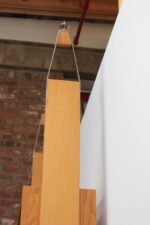 Large Czechoslovakian Modernist Oak and Walnut Freestanding Wall Unit by Jitona - Image 41