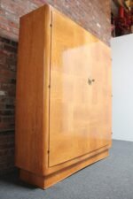 French Art Deco Sycamore and Mahogany Armoire by Dominique - Image 5