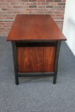 Mid-Century Italian Modern Single-Pedestal Rosewood Desk by Stildomus - Image 10
