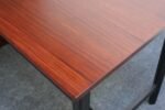 Mid-Century Italian Modern Single-Pedestal Rosewood Desk by Stildomus - Image 23