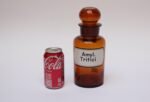Vintage German Amber Glass "Amylum Tritici" Apothecary Bottle - Image 8