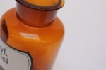Vintage German Amber Glass "Amylum Tritici" Apothecary Bottle - Image 12
